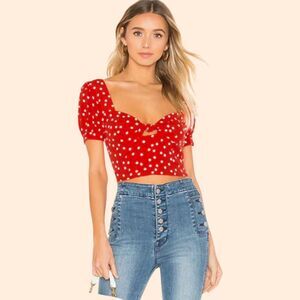 Privacy Please Cortez Red Top